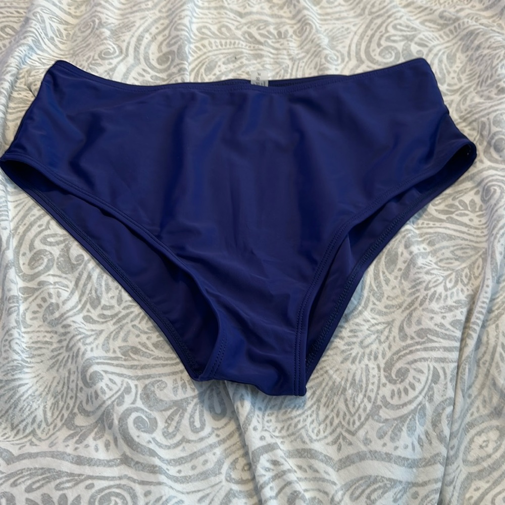 XL ladies bikini bottoms Blue